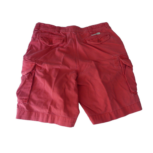 Polo Ralph Lauren Cargo Shorts Men’s Size 40 Salmon Orange Street Y2K Preppy - Picture 6 of 7